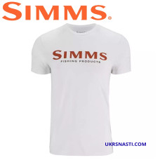Футболка Simms Logo T-Shirt Pure White